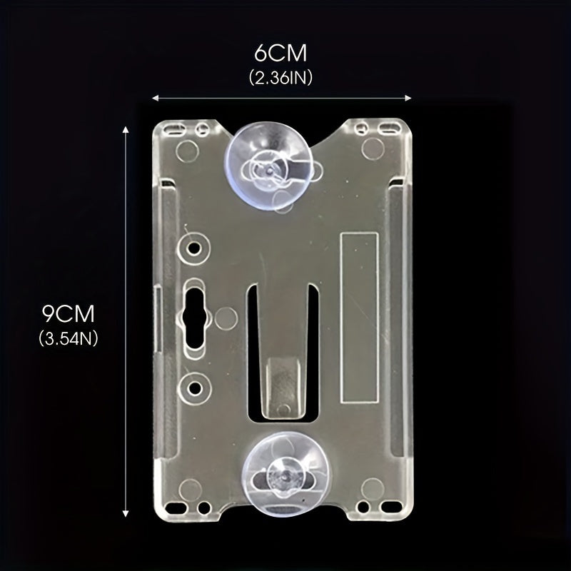 Car Windshield Card Holder Front Window RFID Security Gate Durable ID Organizer