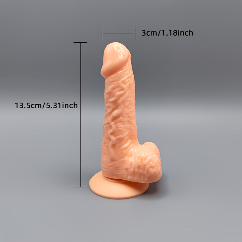 Female Silicone Realistic Dildo with Suction Cup for Vaginal and Anal Pleasure