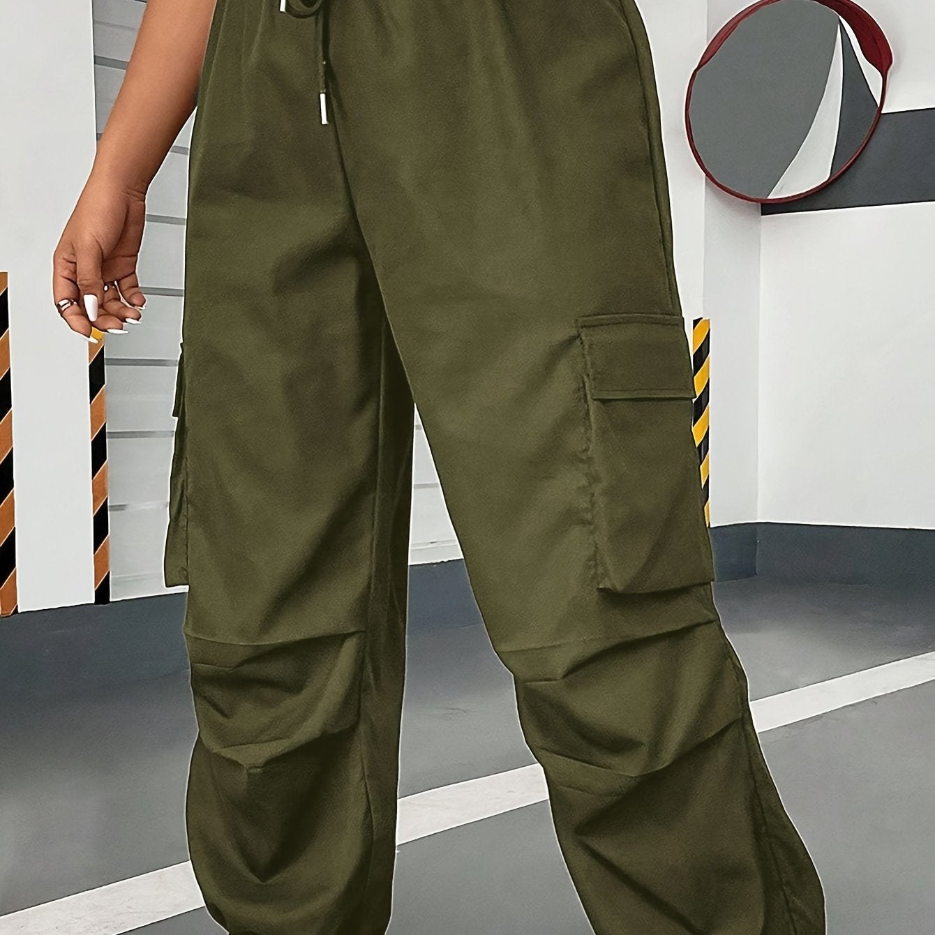 Women's Elegant Cotton Trousers with Pockets