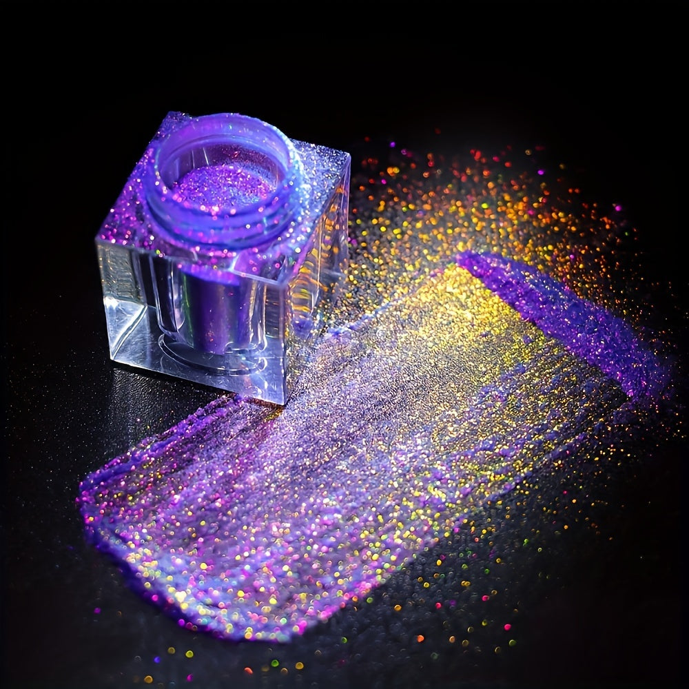 Ayollar uchun Glitter Ko'zoynaklar Suv o'tkazmaydigan Chameleon Rangi bayram va kechki uchun