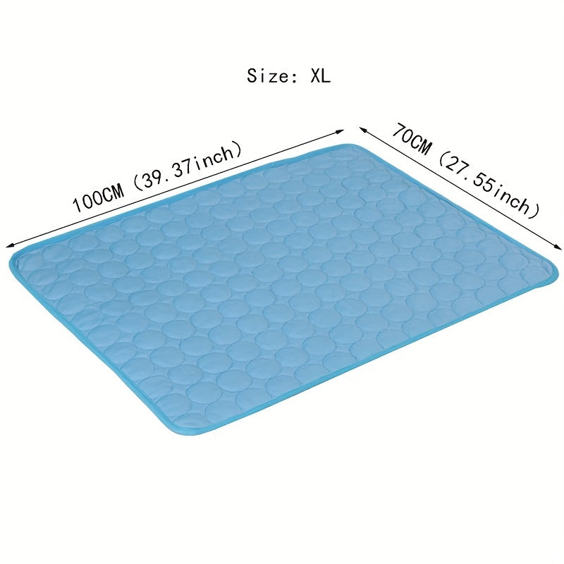 Breathable Polyester Pet Bed for Small to Medium Dogs Summer Cooling Square
