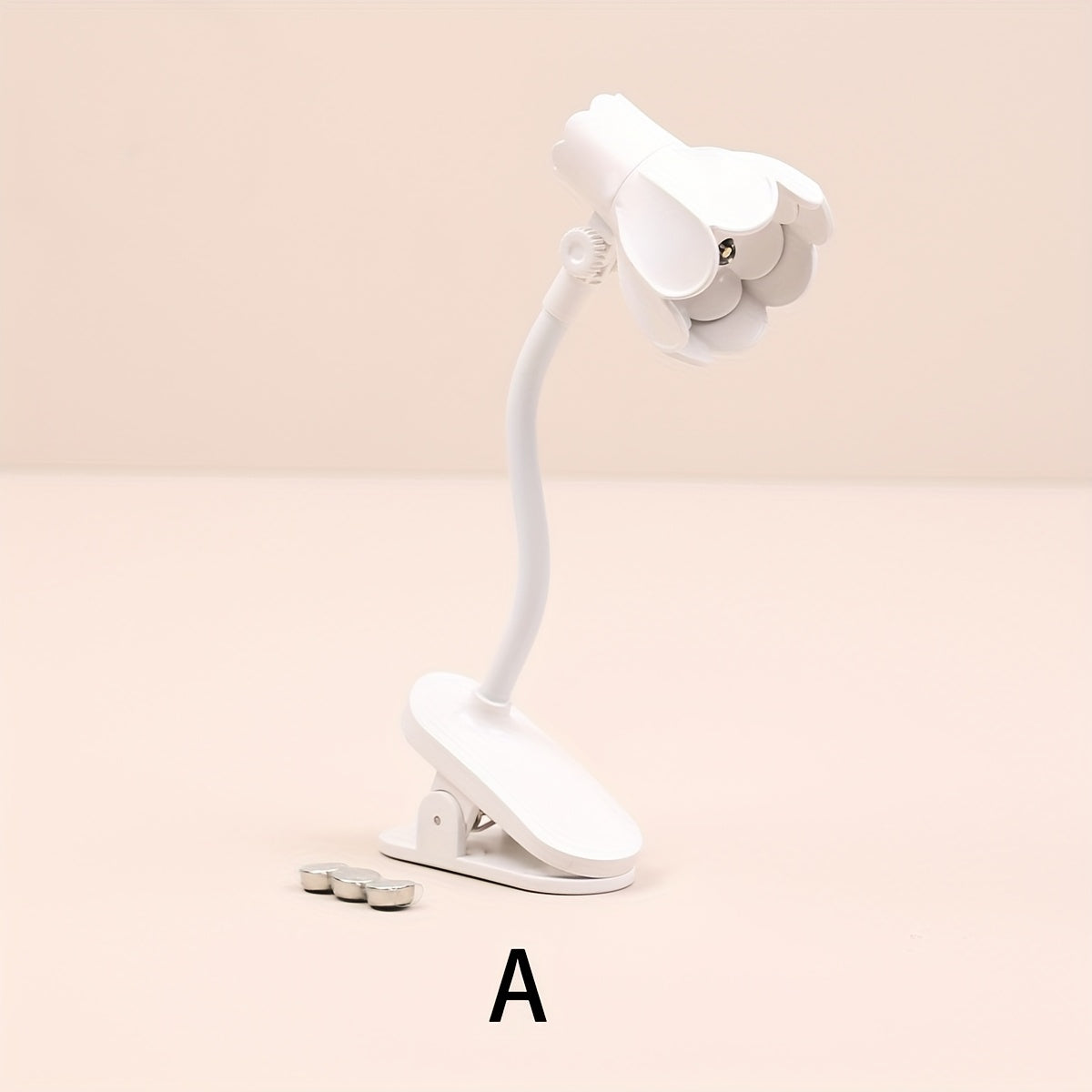 Single Petal Clip Table Lamp for Bedroom Reading and Home Decor