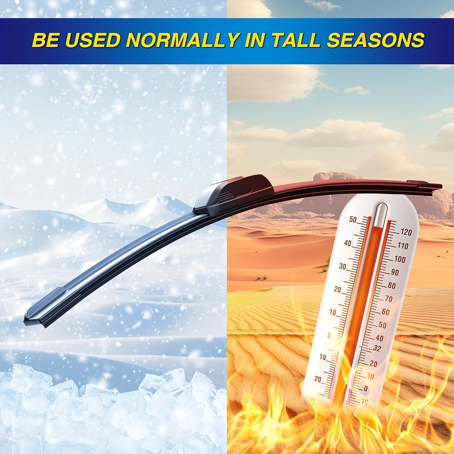 Silicone Windshield Wiper Blades Set of 3 for Cars 66cm 36cm 25cm