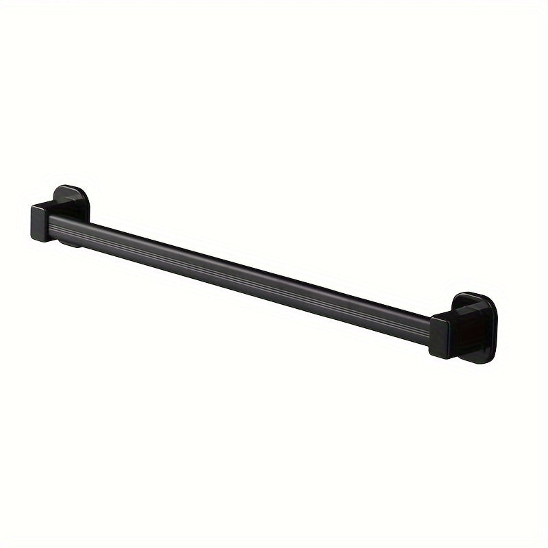 Estante para zapatillas de aluminio de larga duración, montaje en pared, para puerta de baño, antideslizante