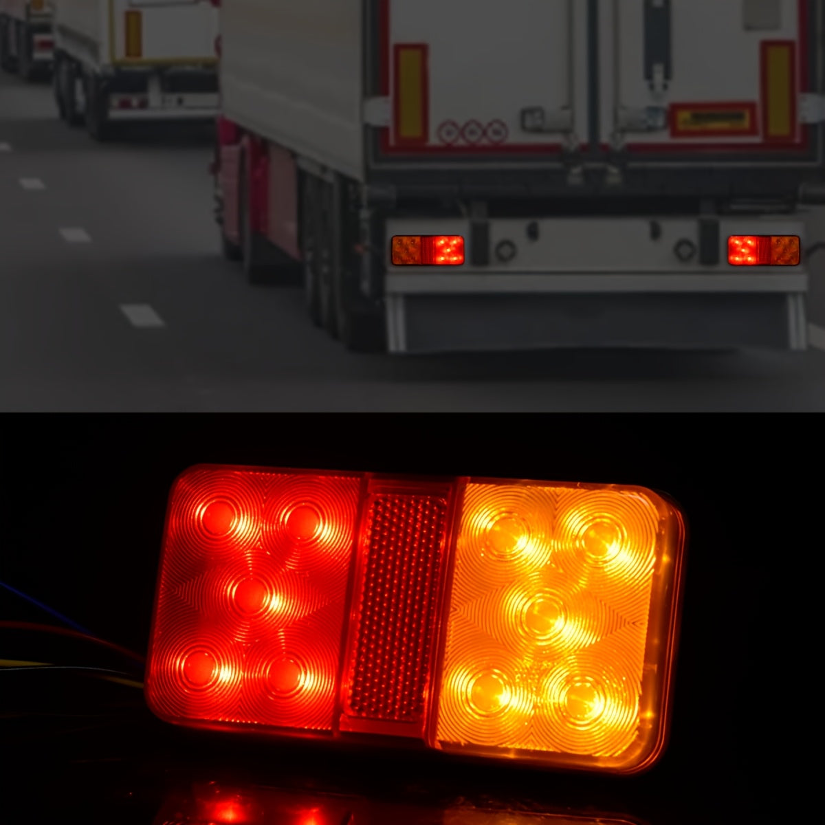 Kit de 2 bombillas LED para coche, alta luminosidad, luz trasera de freno, marcha atrás y remolque