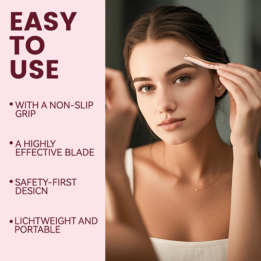 Унисекс инструмент для дермапланинга бровей бритва для лица с 13 запасными лезвиями