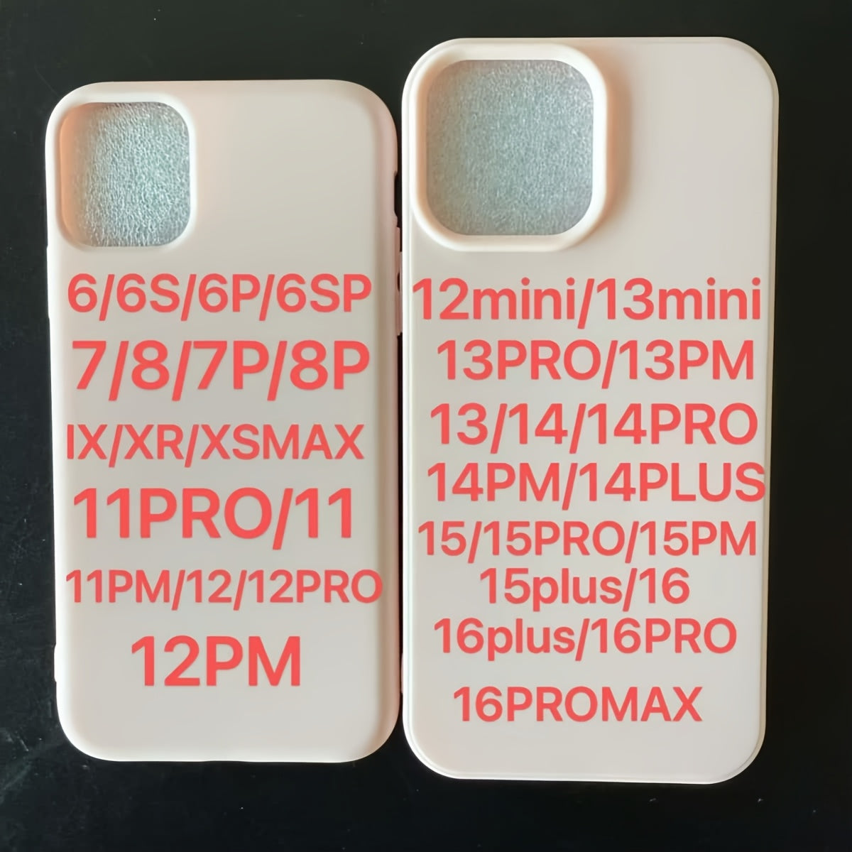 Two Transparent TPU Phone Cases with Light Pink Bow Patterns for iPhone 7 to 15 Pro Max