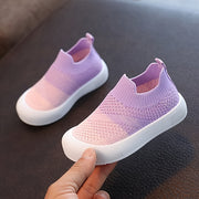 Lightweight Knitted Sneakers for Kids Boys and Girls Breathable Casual Shoes for Spring and Fall