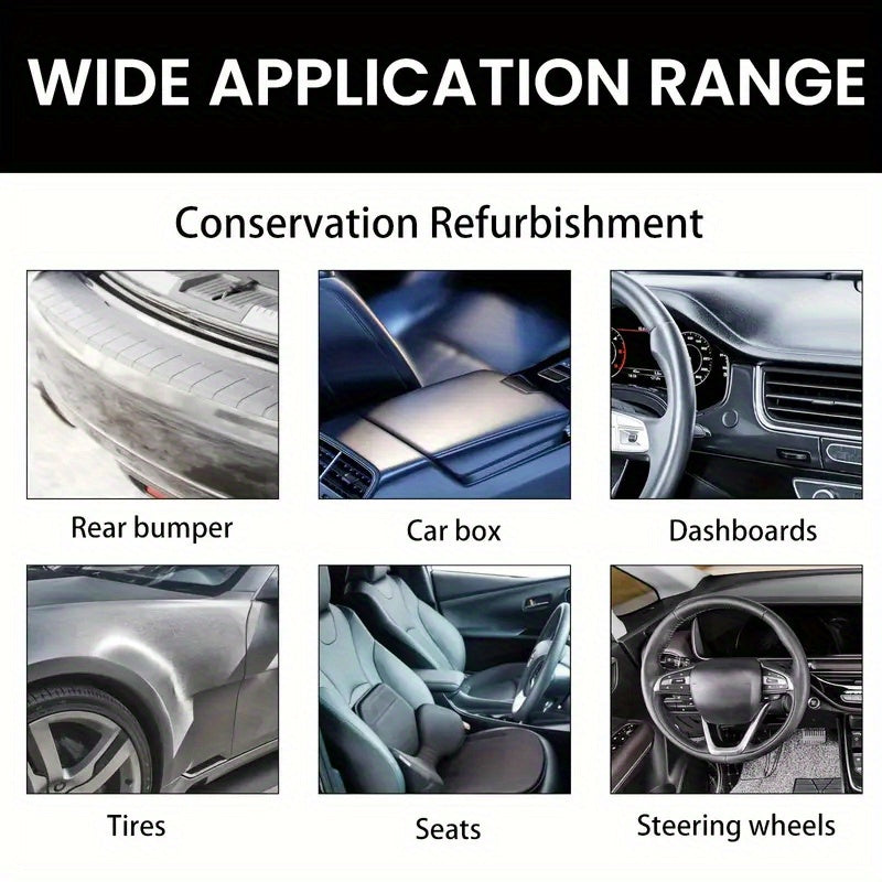 Car Interior Plastic Restorer ABS Resin Based Lasts 2-3 Years