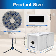 ECOVACS DEEBOT T30 Omni/DEEBOT T30 PRO Omni robot tozalagichi uchun zaxira qismlar to'plami 4 ta HEPA filtr, 4 ta mopa pad, 4 ta yon cho'tka va 4 ta chang sumkasi (jami 16 dona) ni o'z ichiga oladi.