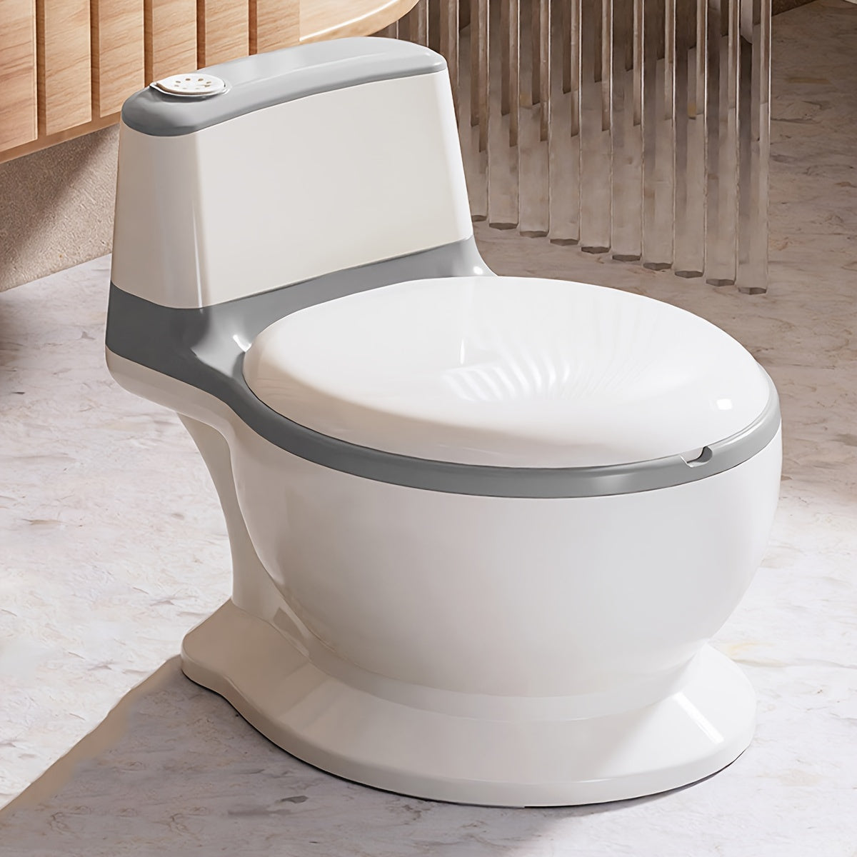 Katta o'lchamdagi bolalar uchun potty o'qitish tualet o'rindig'i aralash ranglarda, kichkintoylar uchun ideal. Plastik materialdan tayyorlangan.