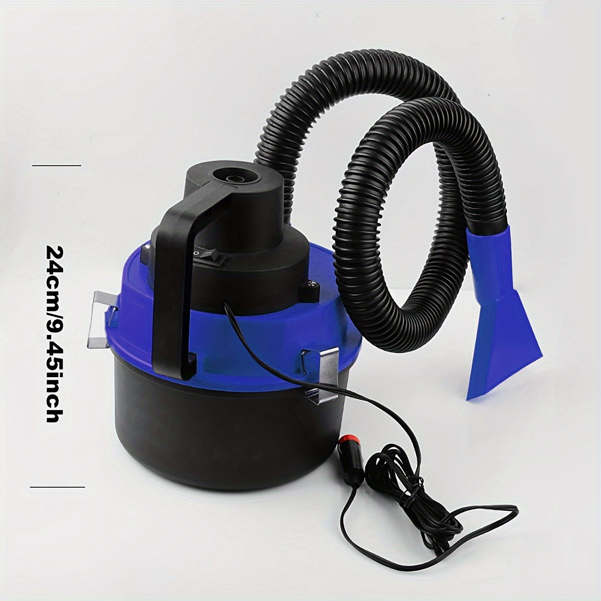 Car Vacuum Cleaner with Suction and Blowing Functions for Interior Cleaning 12V Portable Cylinder Style