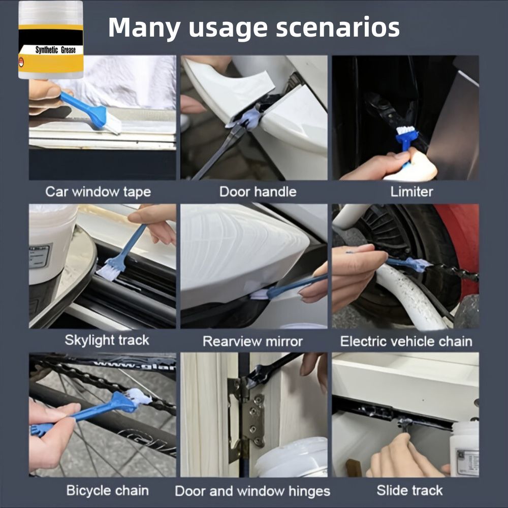 Car Care Oil 100g with Colorful Brush Lubricates and Protects