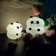 Luz nocturna LED de tema animal, de plástico, alimentada por batería, para mesa o pared, estilo tradicional