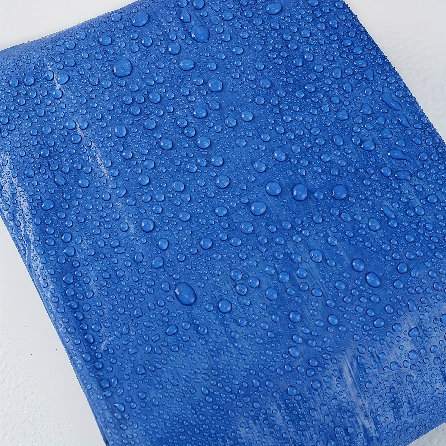 Blue Waterproof Plastic Tarpaulin Durable Lightweight for Camping and Outdoor Activities