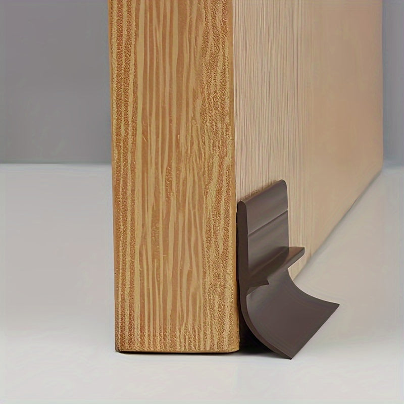 Self-Adhesive Door Seal Strip for Bathroom Glass and Wood Doors Soundproof Waterproof Dust Insect Protection
