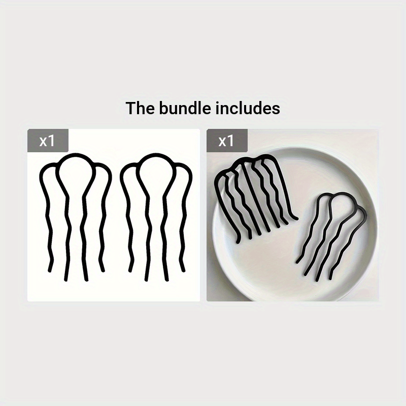 Women's Hair Clips Set with Hairpin and Braided Hair Accessory