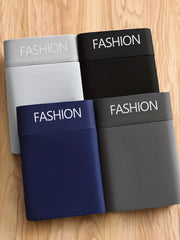 4 dona Erkaklar uchun Qora Shortlar, Bir Rangda, Polyester va Spandex Aralashmasi, O'tkazmaydigan, Tugma Detali bilan To'qilgan Matolar, Kamping, Bokschilik, Chop etish uchun Mos