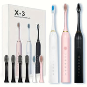 Electric Sonic Toothbrush for Adults and Students Soft Bristles USB Rechargeable