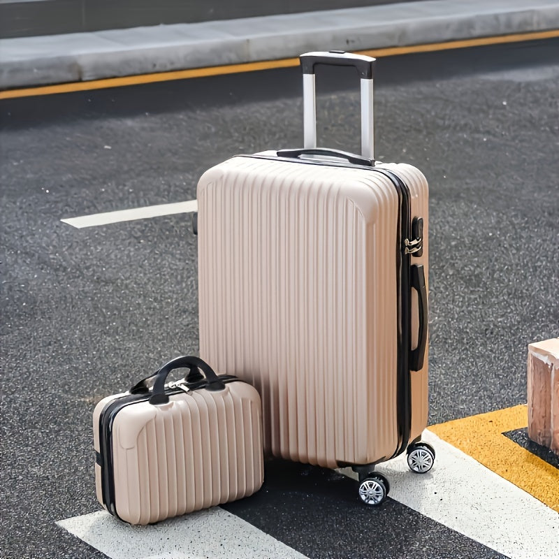 Maleta de carcasa dura duradera para mujeres y hombres con ruedas giratorias