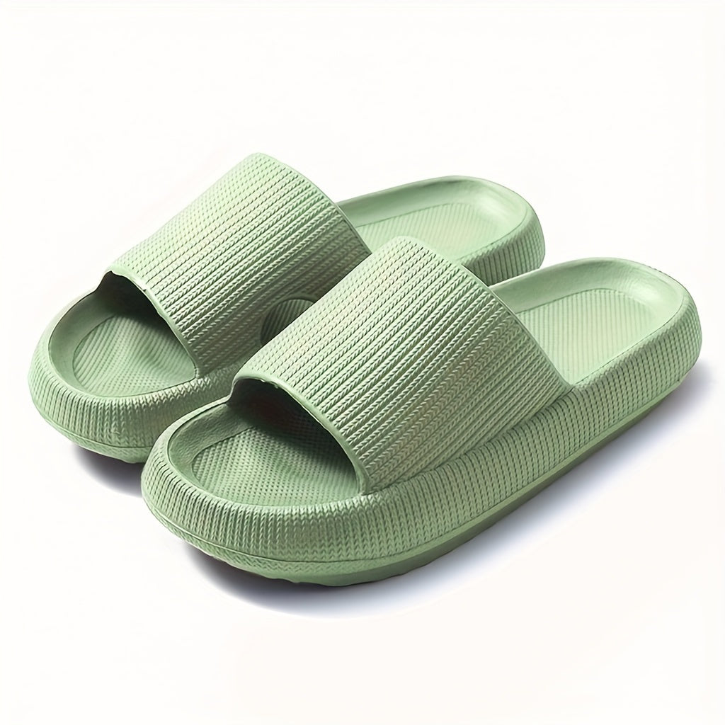 Женские летние тапочки с открытым носком, дышащие, с амортизацией, для дома и улицы
