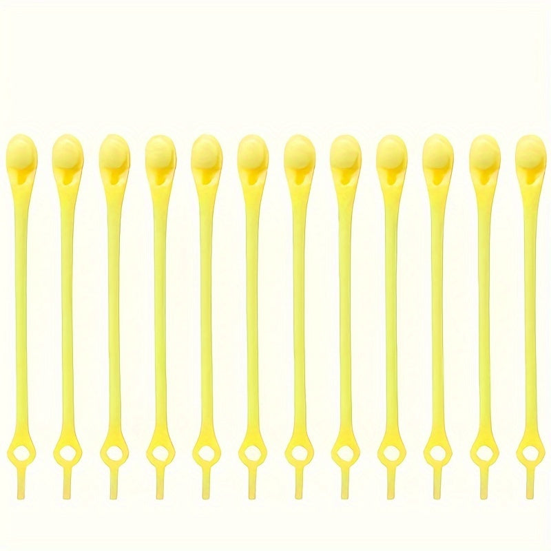 24 Pcs Silicone No-Tie Shoe Laces Elastic Sports Shoe Laces Durable Color