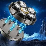 Men's Electric Shaver Wet Dry Rechargeable with Floating Blade Head