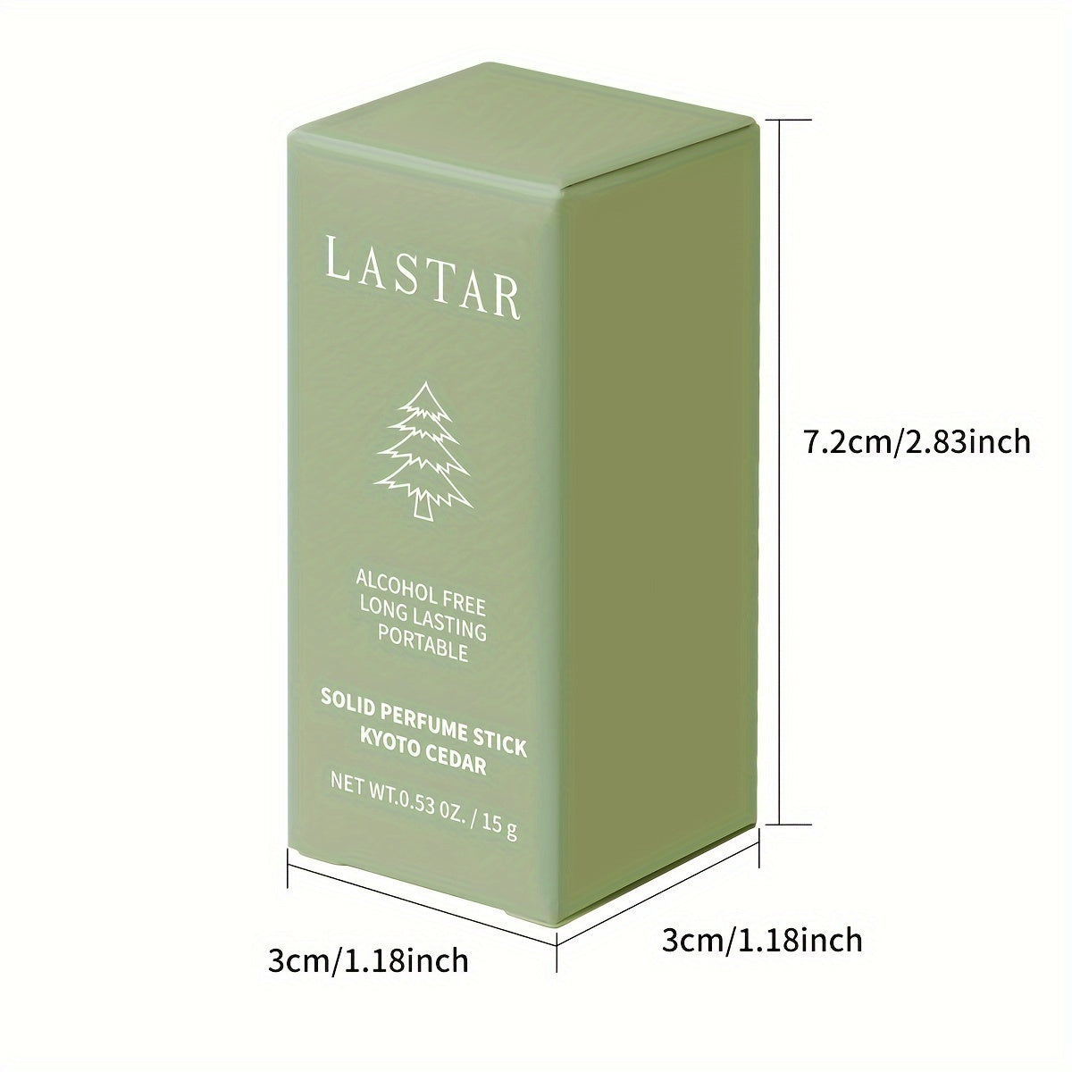 Unisex Deodorant Balm with Cedar Scent Natural Fruit Floral Fragrance Portable Solid Summer Fresh