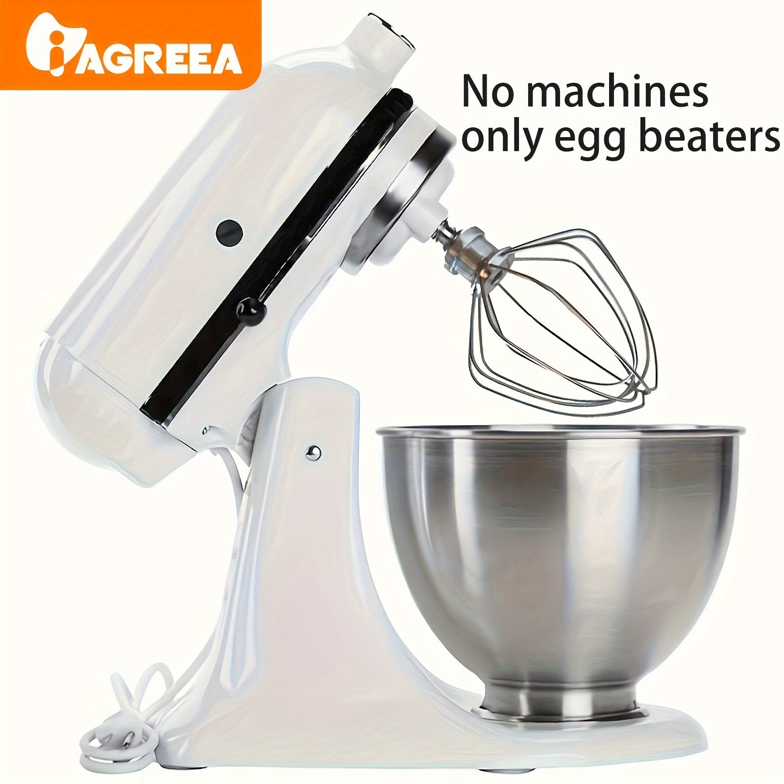 Batidor de globo de acero inoxidable para batidora de pie