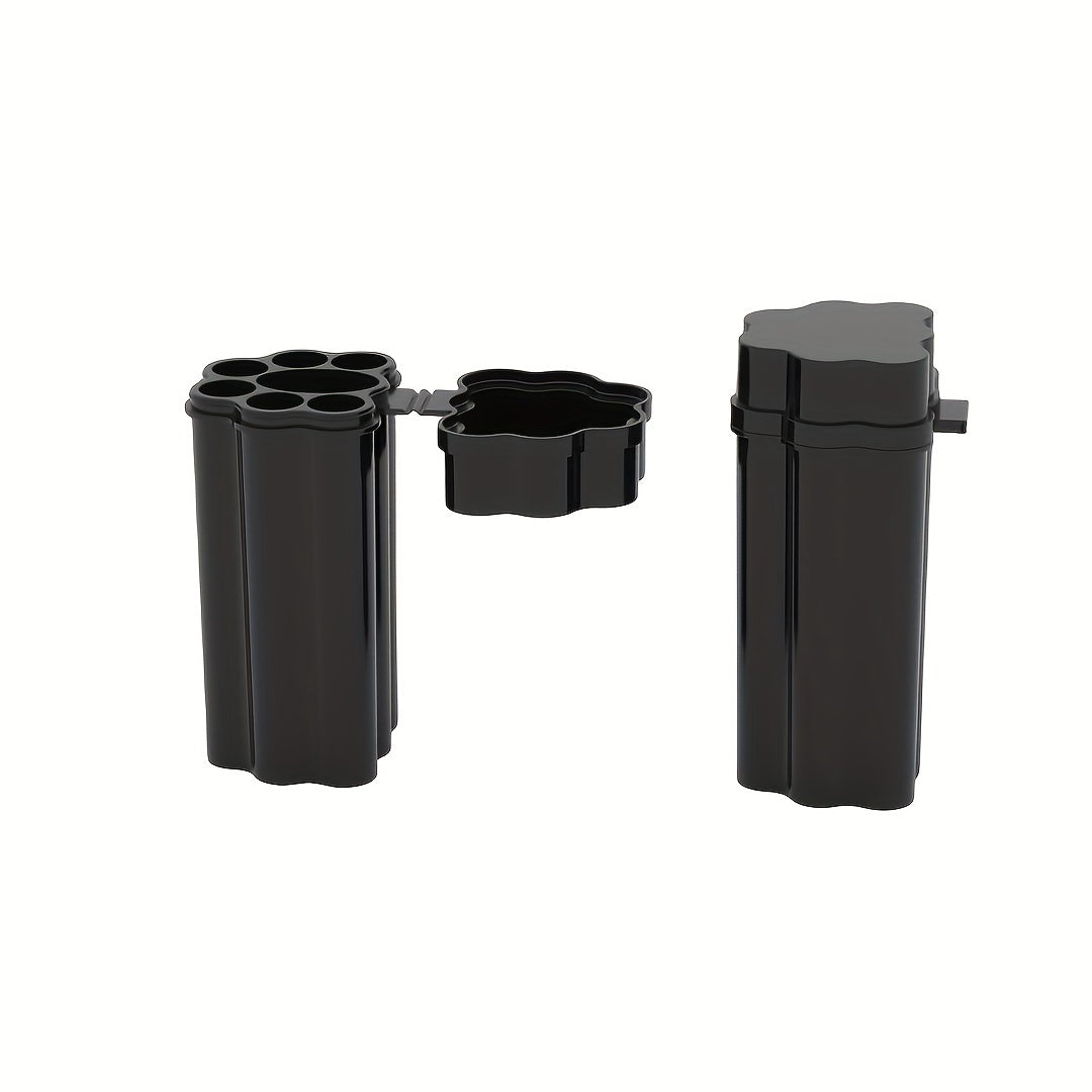 Розовая крышка-ящик для хранения с держателем для зажигалки для путешествий и дома