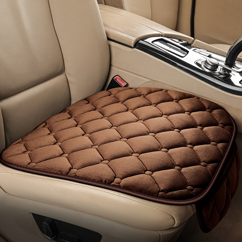 Winter Plush Car Cushion Set Warm Automotive Seat Covers