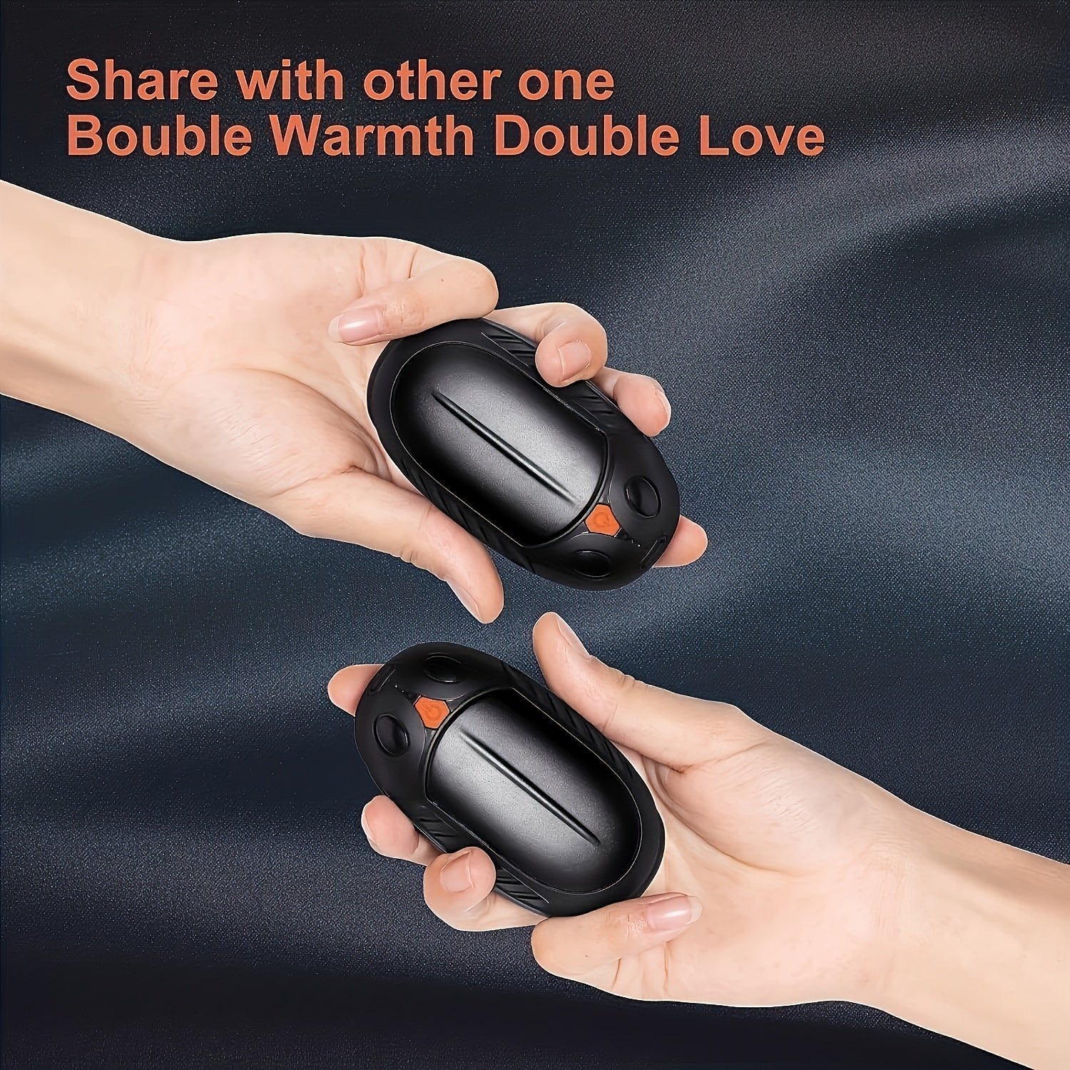 Rechargeable Pocket Hand Warmers, 12-Hour Heating, Portable Electric Heaters for Outdoor Activities