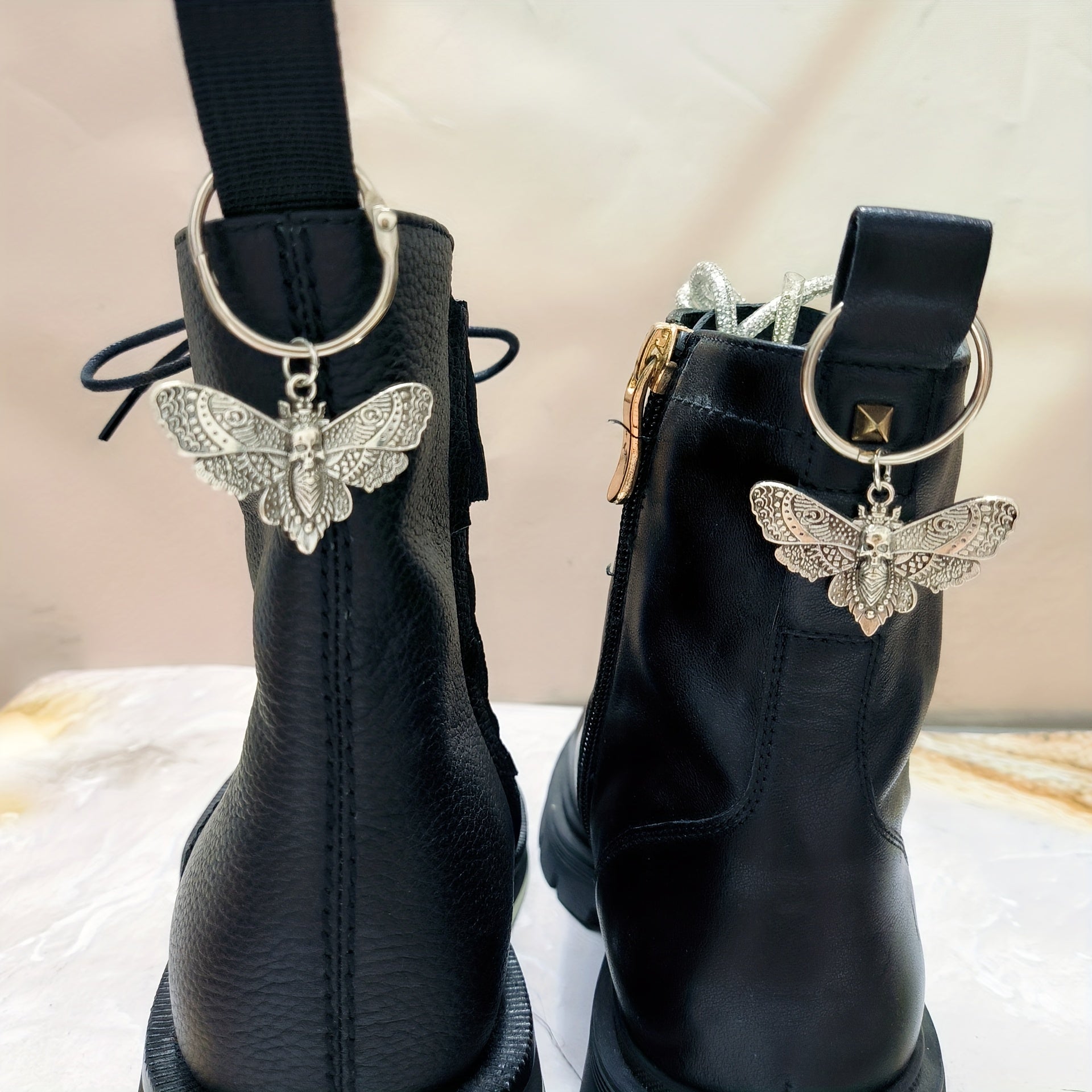 Unisex Alloy Skull Angel Pendants Shoe Decoration Cool DIY Accessories