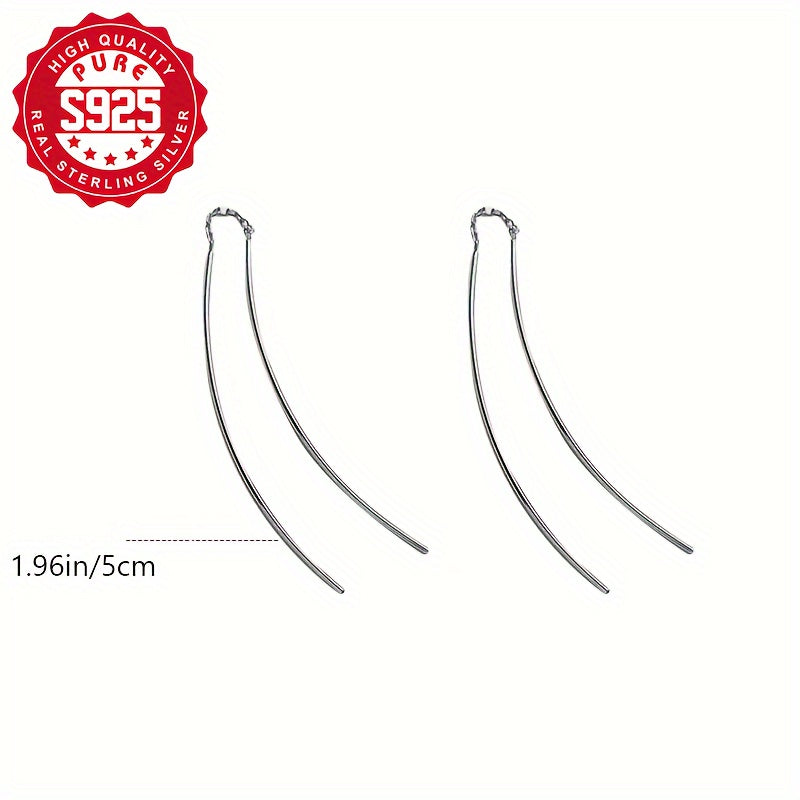 Ushbu S925 kumush osma marjonlar har qanday zamonaviy ayol uchun mukammaldir. Oddiy chiziq dizayni bilan ular nafis va jozibador, doimiy kiyish va do'stlar bilan yig'ilishlar uchun mos keladi. Ular oddiy va modali, bu esa ularni nozik qiladi.