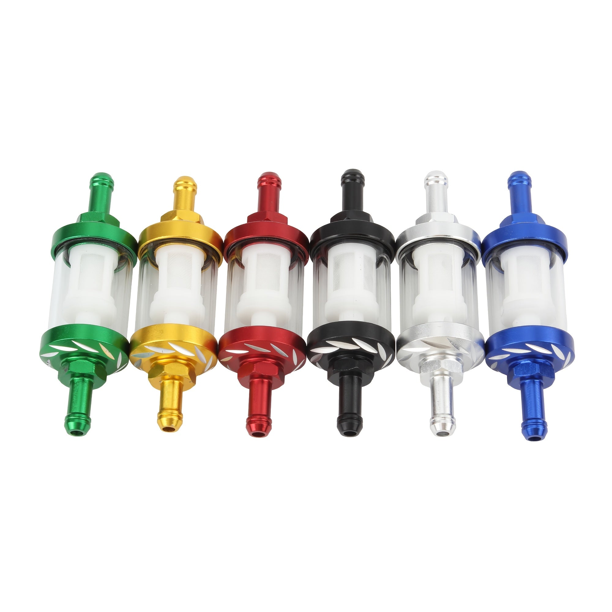 Universal Motorcycle Fuel Filter Aluminum 8mm Gasoline Filter Vehicle Part