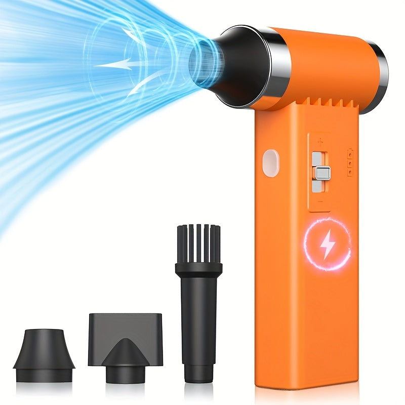 Мини портативный турбонасос с 3 скоростями, перезаряжаемый через USB для кемпинга на открытом воздухе