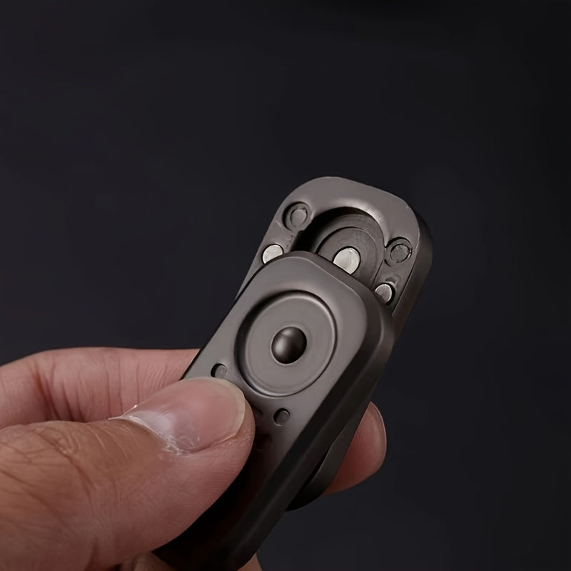 Magnetic Metal Decompression Fidget Toy for Men Gray Dark Khaki