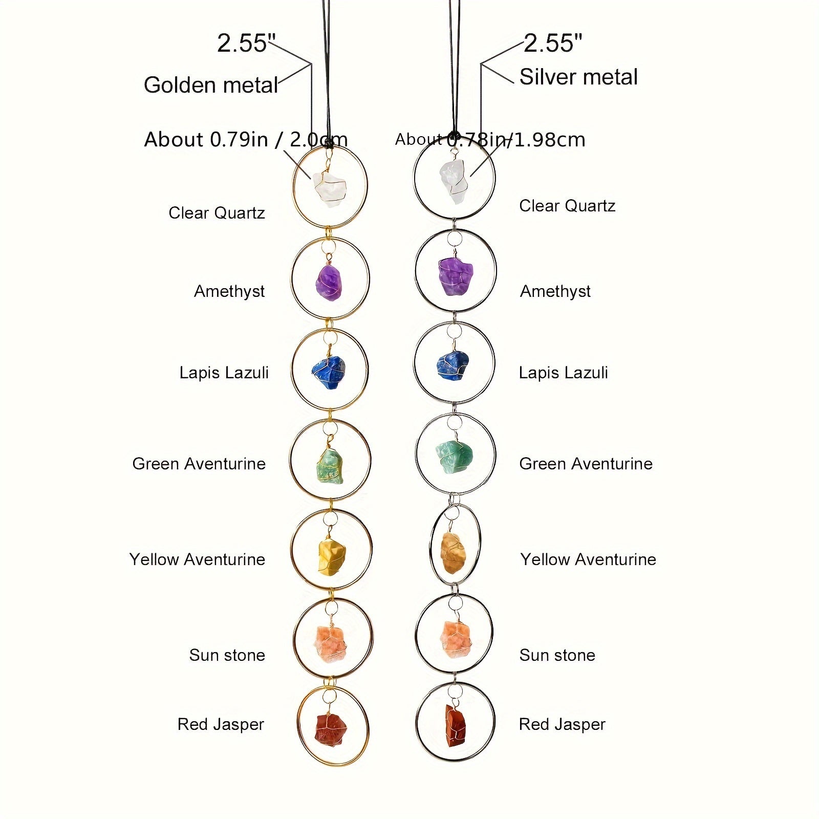 Natural Chakra Stone Wall Decor Tree of Life Raw Crystal Tumbled Gemstones