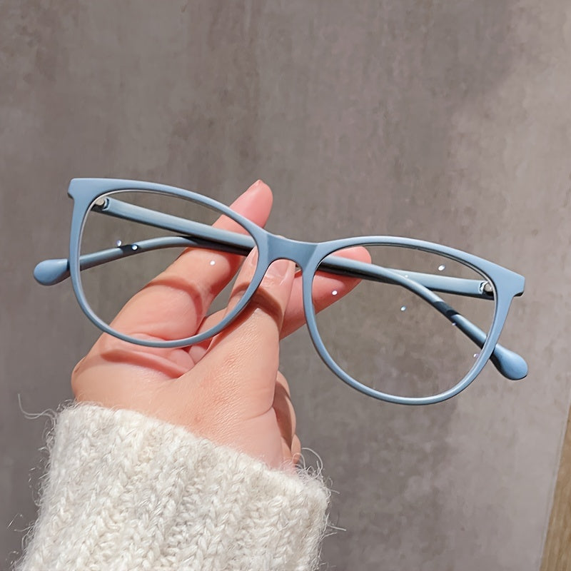 Cat Eye Glasses Women Blue Light Blocking Durable Metal Hinges Protective PC Lens