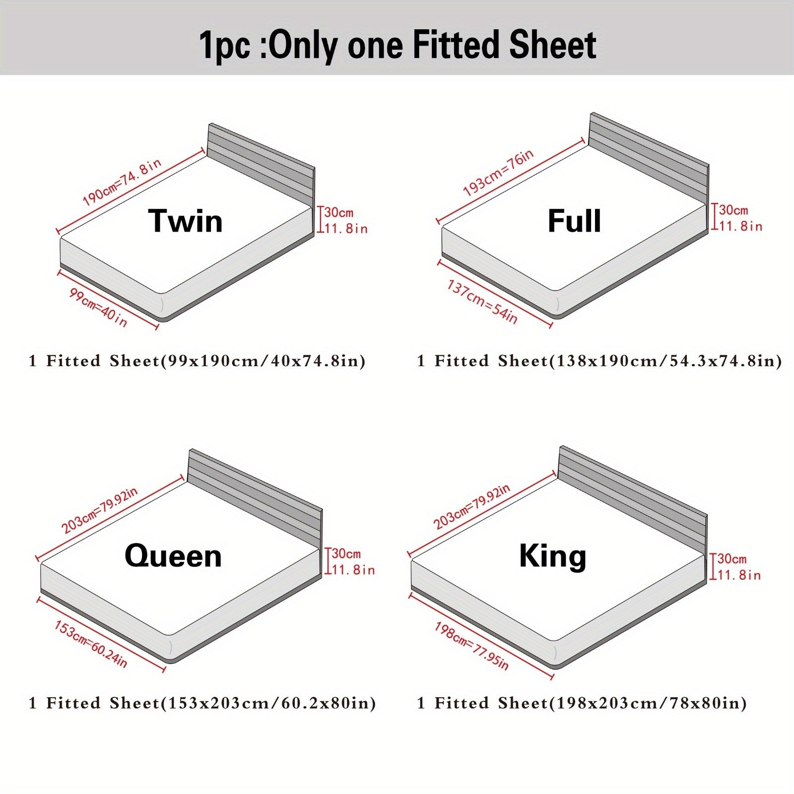 Silky Soft 100% Polyester Satin Bed Sheet for All Seasons Light Luxury Pilling-Resistant Queen Size