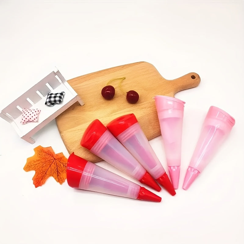 Plastic Piping Guns Set for Cake Decorating Icing and Dessert Decorating