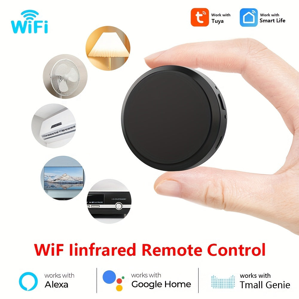 Universal WiFi Infrared Remote Control for Smart Home Devices TV and AC Voice Control Compatible with Alexa Google Assistant