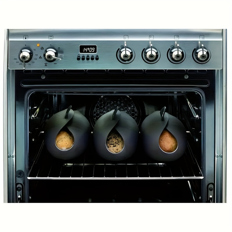 Modern Silicone Bread Maker and Vegetable Steamer for Home Cooking