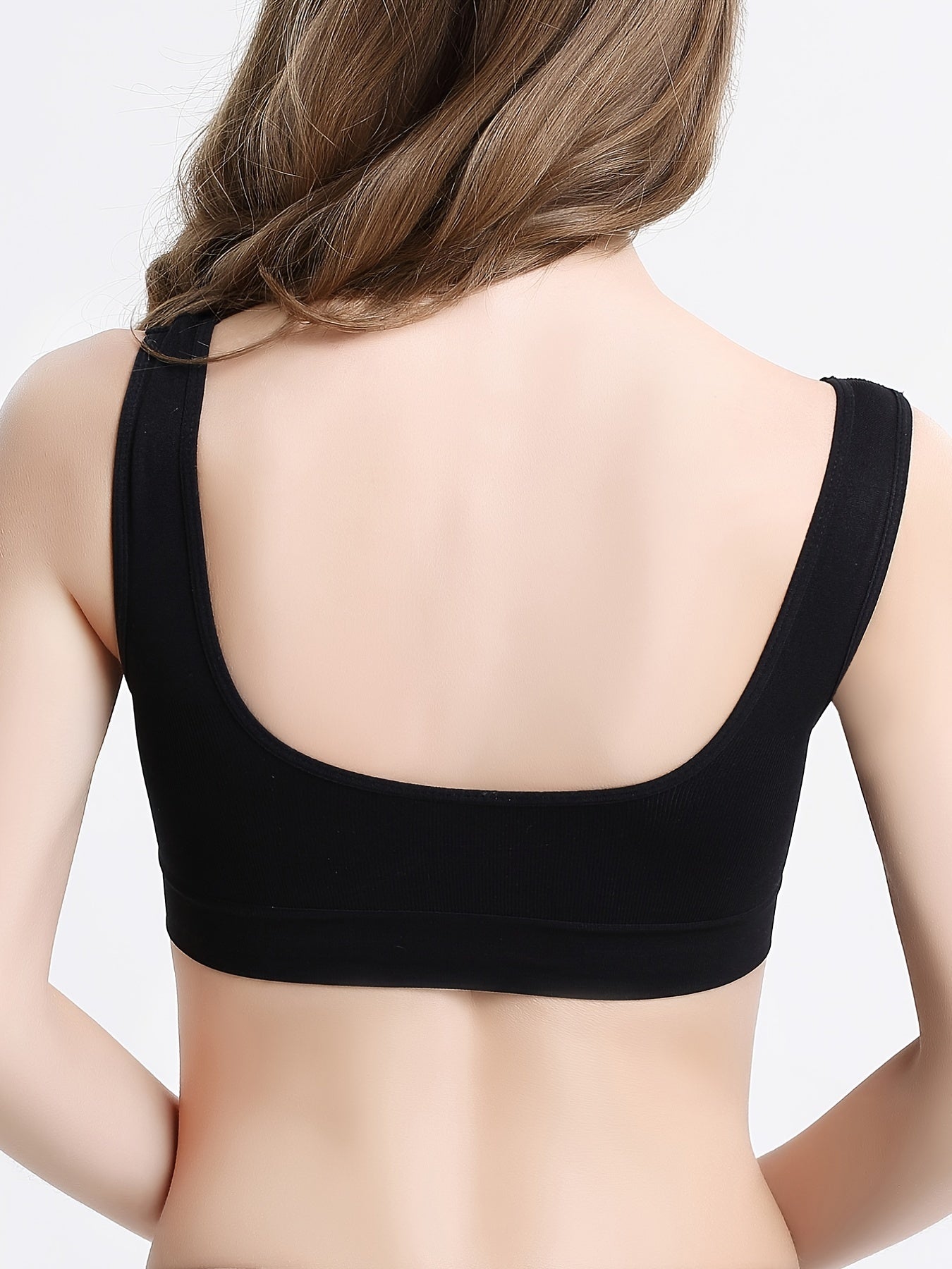 Women's Seamless Sports Bras with Small Pleats and Thin Design for Comfort