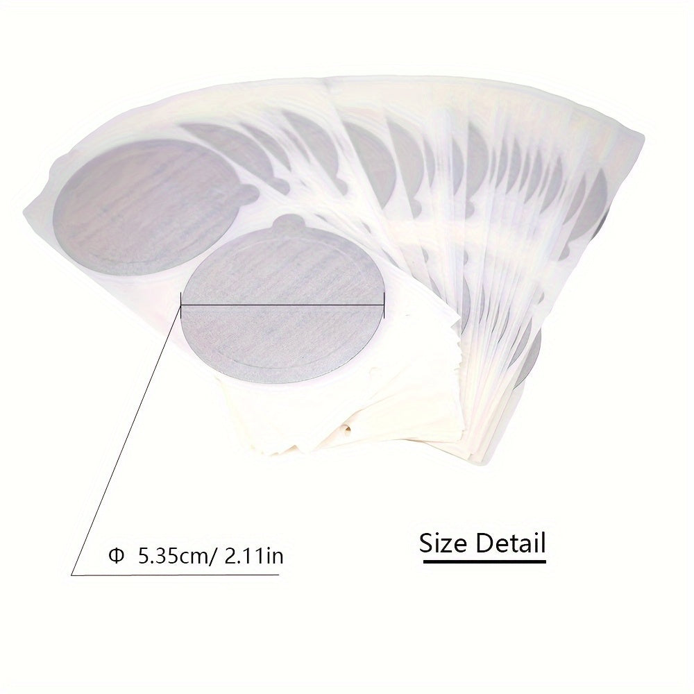Alüminiy folga qopqog'lari to'plami 3.7cm-6.2cm Qayta ishlatiladigan qahva kapsula qoplamalari
