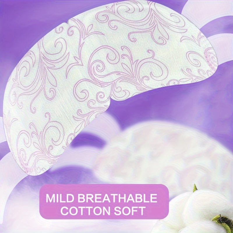 Uyquni tinchlantirish uchun 10 ta lavanda aromatli o'z-o'zini isitadigan bug'li ko'z maskalari