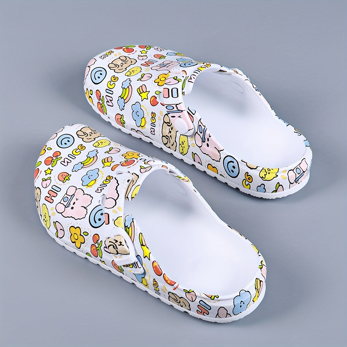 Women's Garden Shoes EVA Clogs Non-slip Summer Flat Beach Shoes