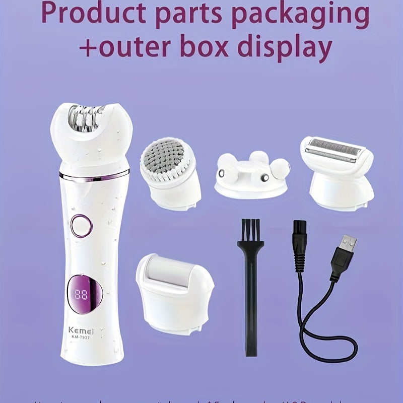 Портативная электрическая бритва с множеством функций, включая удаление волос и эпиляцию