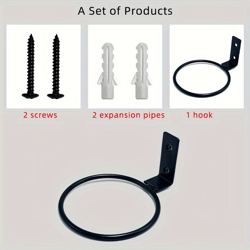 Metal Wall-Mount Plant Bracket with Heavy Load Capacity for Indoor Plants and Baskets