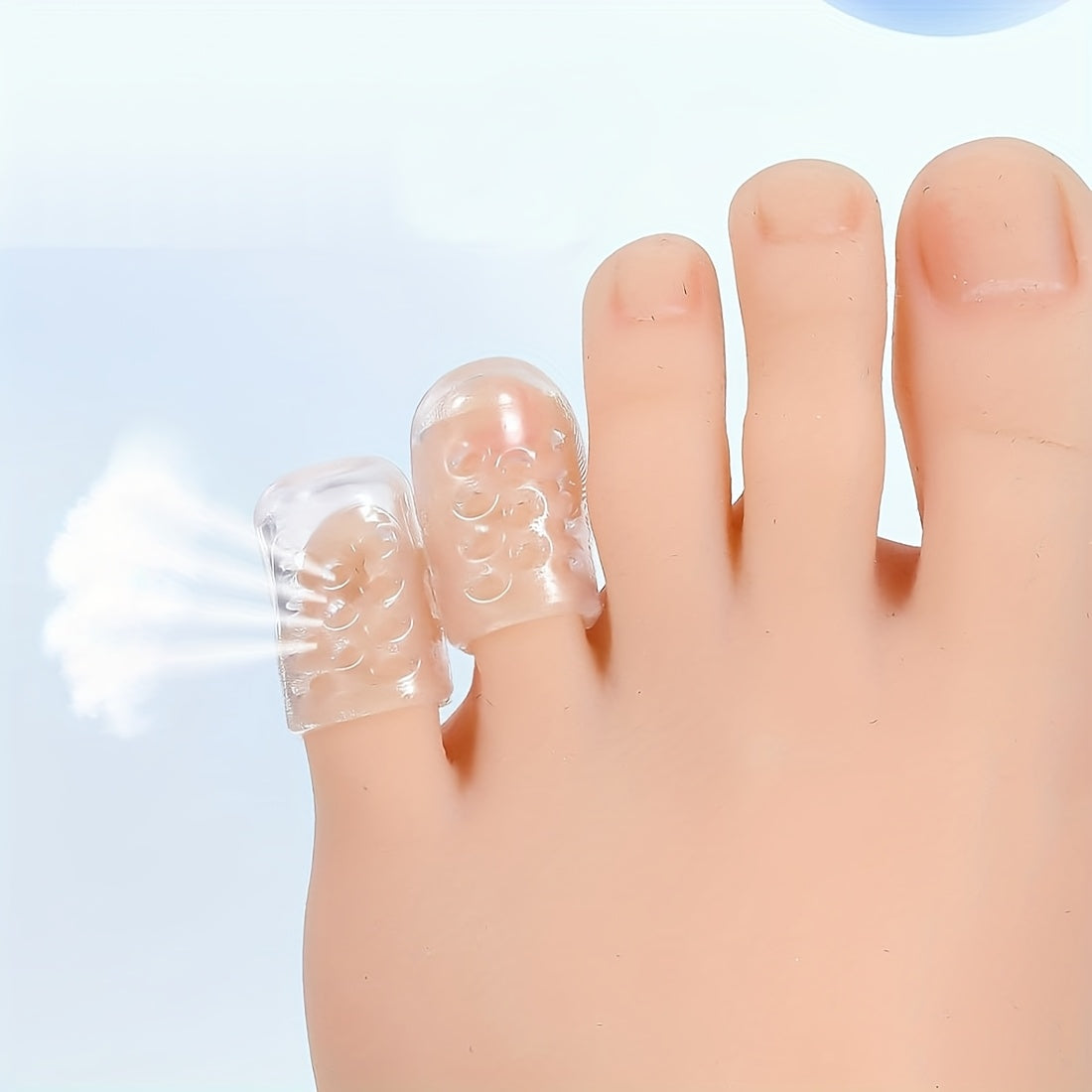 Unisex Breathable Anti-Friction Toe Caps Blister Protectors Foot Care